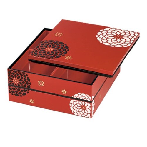 重箱 弁当箱 2段 4000ml 4人 5人 赤