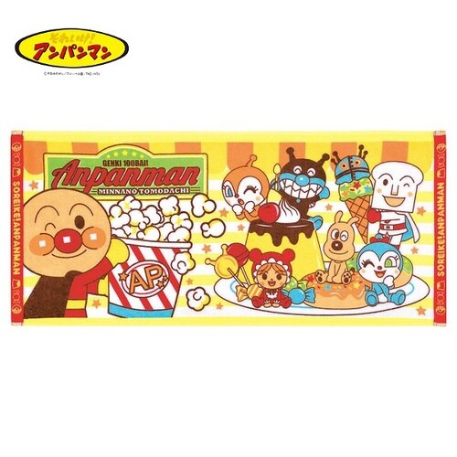 アンパンマン フェイスタオル 34×75cm