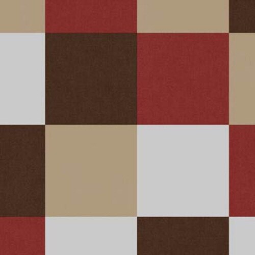 ユニットバス用バスカーテン レッド