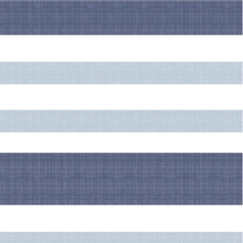 デザインバスカーテン ブルー