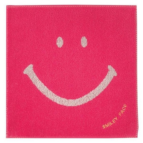 タオルチーフ 25×25cm ニコランド ピンク