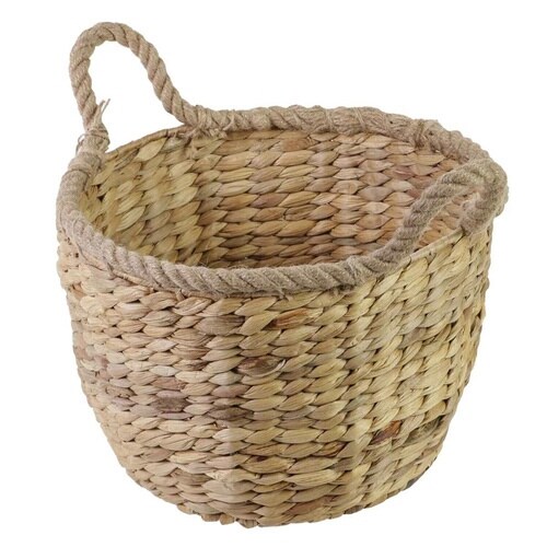 バスケット ロープハンドル ウォーターヒヤシンス