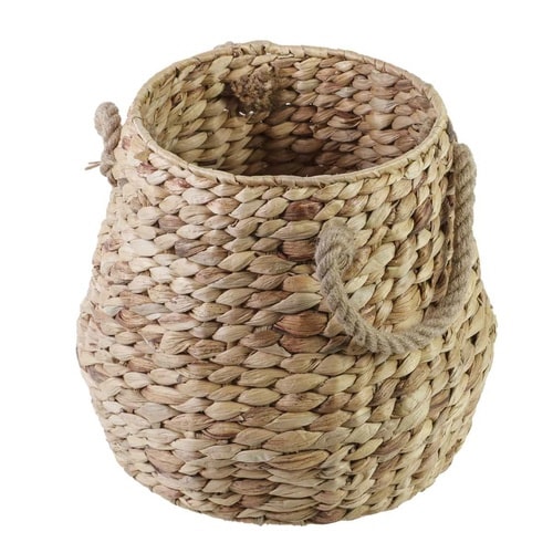 バスケット ロープハンドル ウォーターヒヤシンス