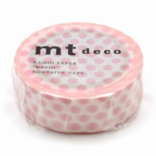 マスキングテープ ドット いちごミルク