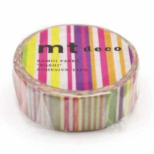 マスキングテープ マルチボーダー パステル