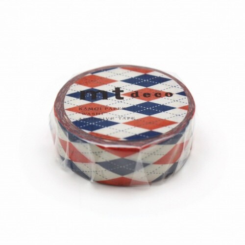 マスキングテープ 15mm×7m アーガイル mt