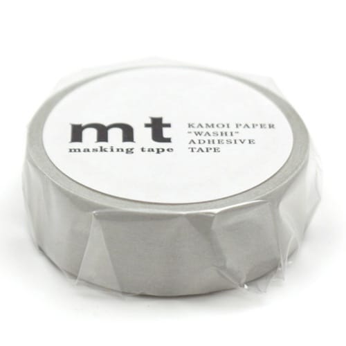 マスキングテープ パステル パールグレー