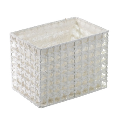 カラーボックス 深型 ハーフ 横置き ホワイト