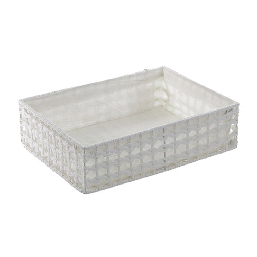 カラーボックス 浅型 横置き ホワイト