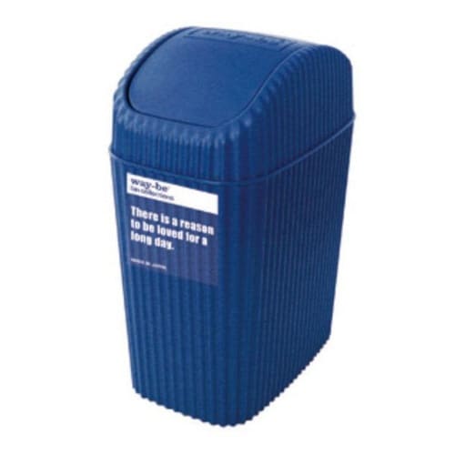 ゴミ箱 2L ふた付き ウェイビー ネイビー