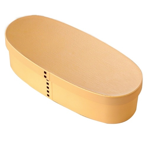 弁当箱 曲げわっぱ 抗菌 1段 ベージュ