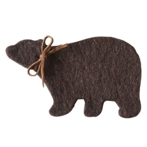 コースター 15cm ダークブラウン