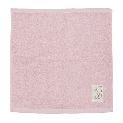 ハンドタオル 34×35cm ピンク