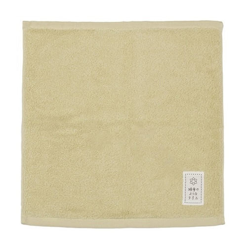ハンドタオル 34×35cm イエロー