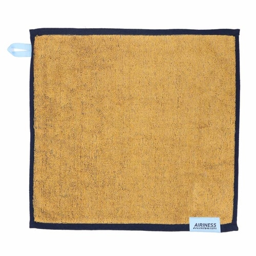 ハンドタオル エアリネス ダブルカラー イエロー