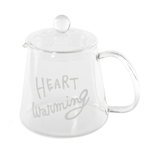 ティーポット 560ml HEART ホワイト
