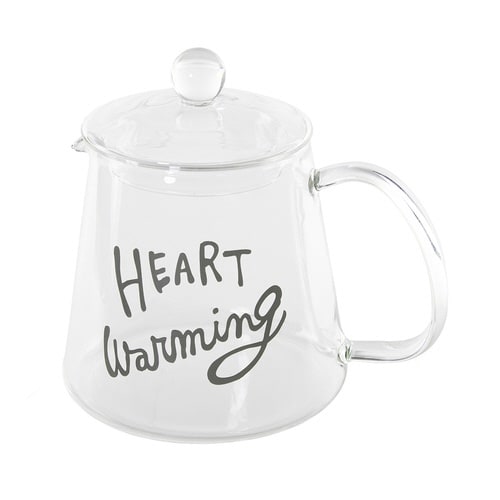ティーポット 560ml HEART ブラック