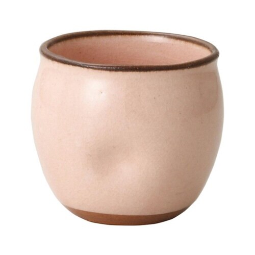 ロックカップ 285ml 陶器 美濃焼 ピンク