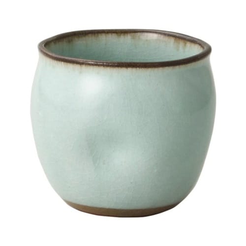 ロックカップ 285ml 陶器 美濃焼 グリーン