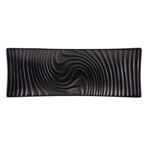 プレート 32cm 長角皿 ブラック