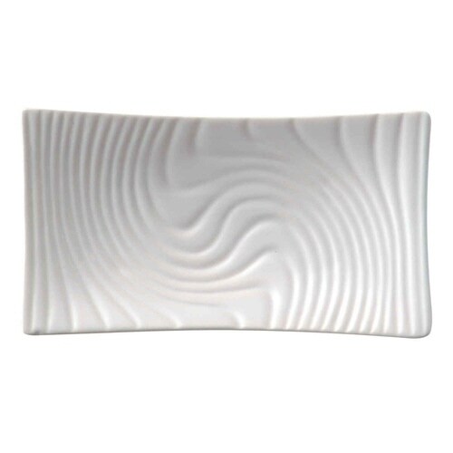 プレート 18.5cm 長角皿 ホワイト