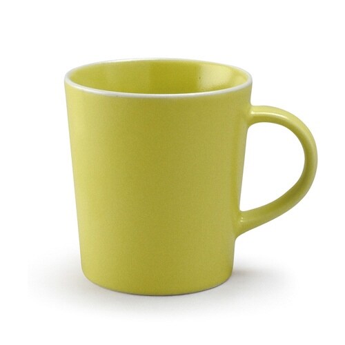 マグカップ 260ml シエル 磁器 イエロー