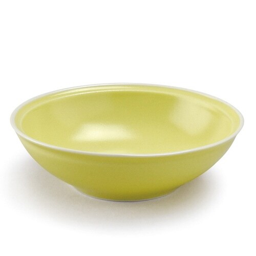 皿 ボウル 14cm シエル 磁器 イエロー