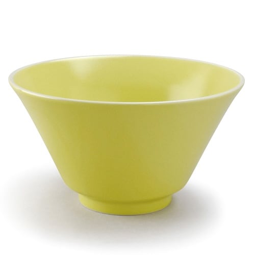 皿 ボウル 17cm シエル 磁器 イエロー