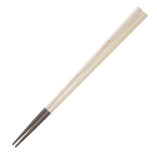&NE 箸 23.5cm 能登ヒバ ココアブラウン