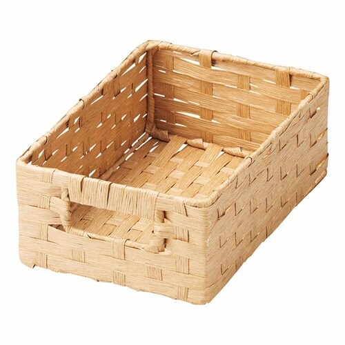 収納ボックス ペーパーバスケット ベージュ