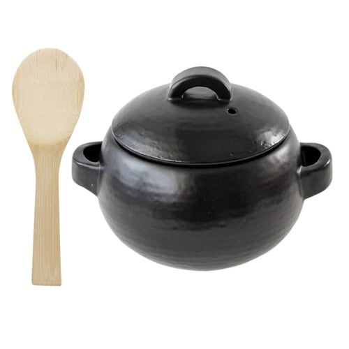&NE ご飯鍋 3合炊き ハレとケ ブラック