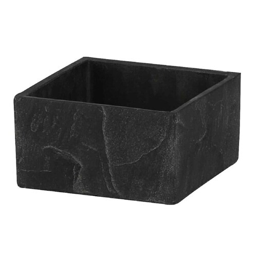 プランター クーシュ スクエアポット ブラック