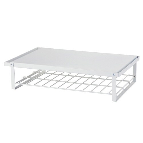 レンジ上ラック 幅46cm 2段式 マットホワイト