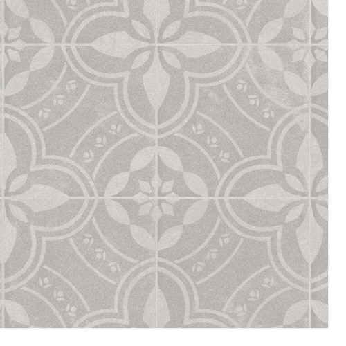 玄関 模様替え リメイク シート 柄タイルグレー