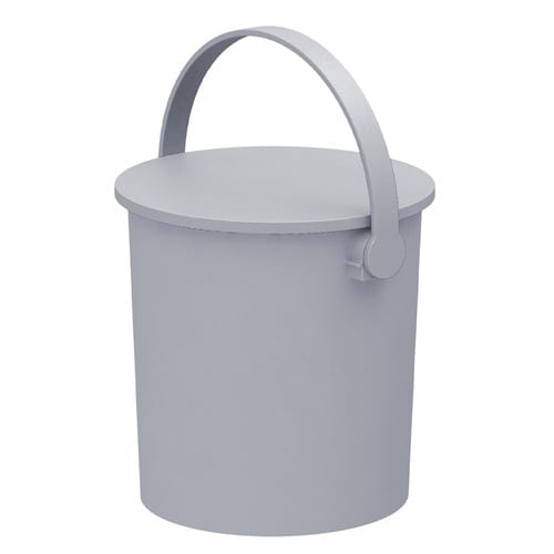 バケツ ふた付き フェルマー 10L ライトグレー