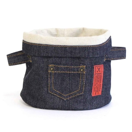 プランター ポットカバー S デニム