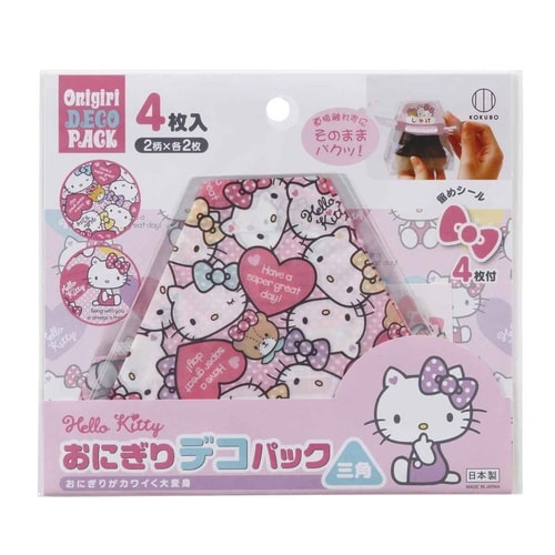 おにぎりラップ 4枚入 おにぎりデコパック 三角