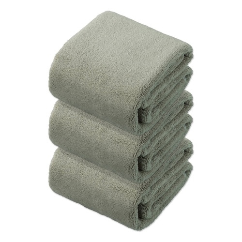 フェイスタオル マイクロファイバー グレー