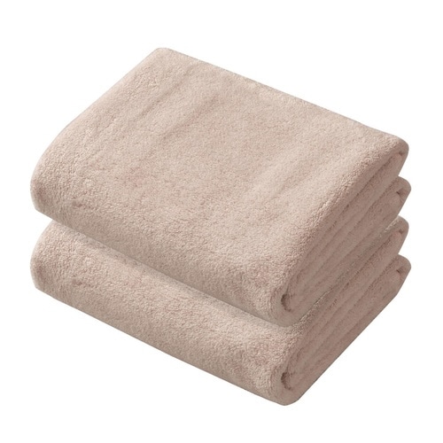 バスタオル マイクロファイバー ピンク