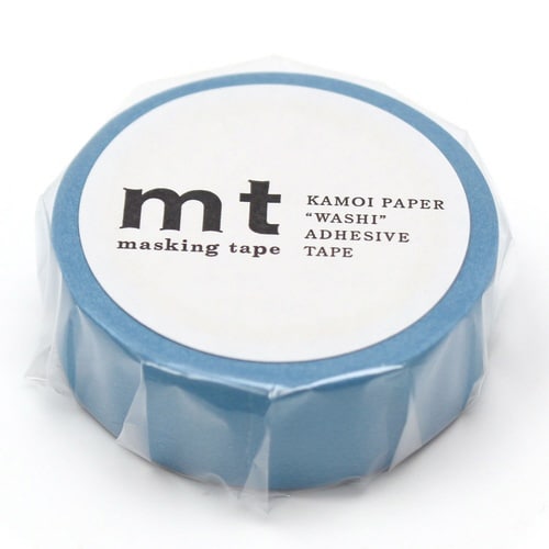 マスキングテープ mt 無地 マットライトブルー