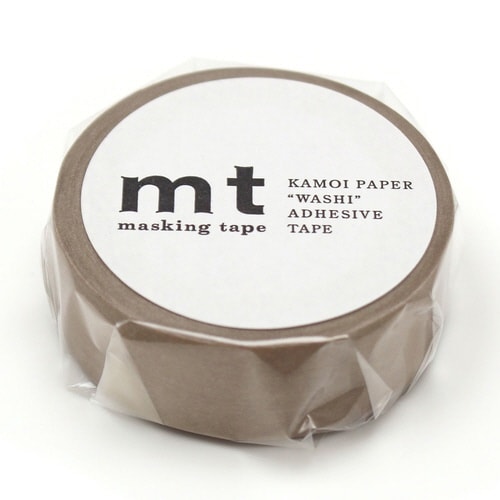 マスキングテープ mt 無地 スモーキーベージュ