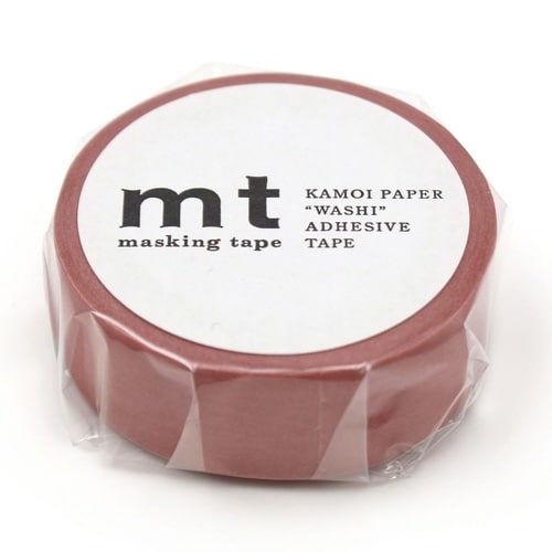 マスキングテープ mt 無地 スモーキーピンク