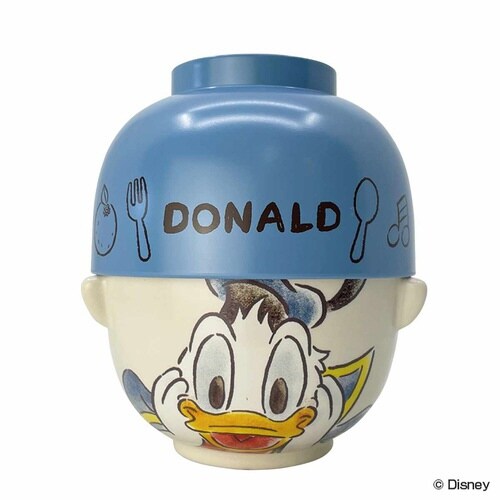 汁椀 茶碗 セット ドナルドダック 水彩タッチ