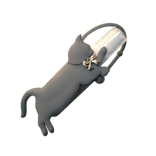 除菌スプレーボトル 30ml ネコ グレー