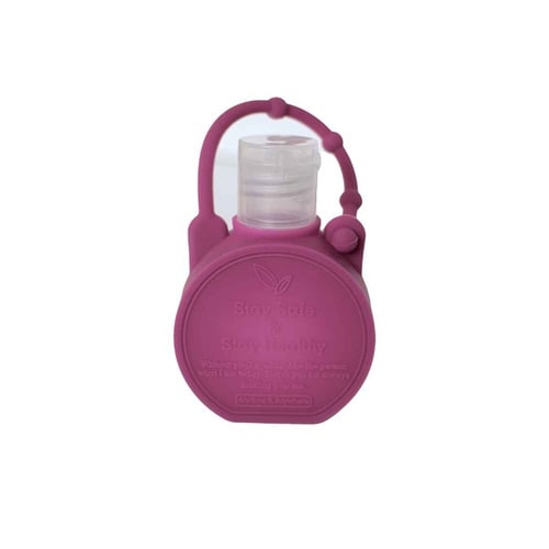 除菌ジェルボトル 30ml ラウンド型 ラズベリー