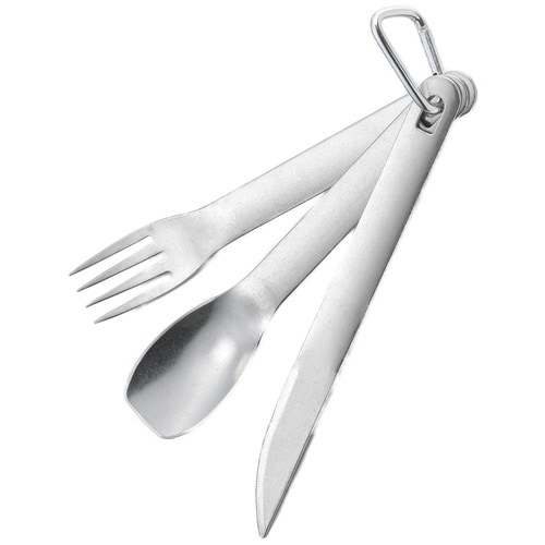 キャンプカトラリーセット カラビナ付