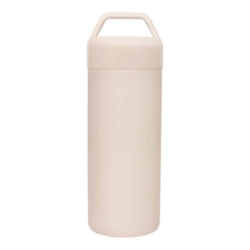 水筒 500ml ステンレス スクリュー ベージュ
