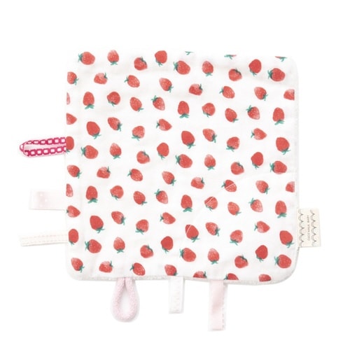 ハンカチ ベビー フルーツ 綿100% イチゴ