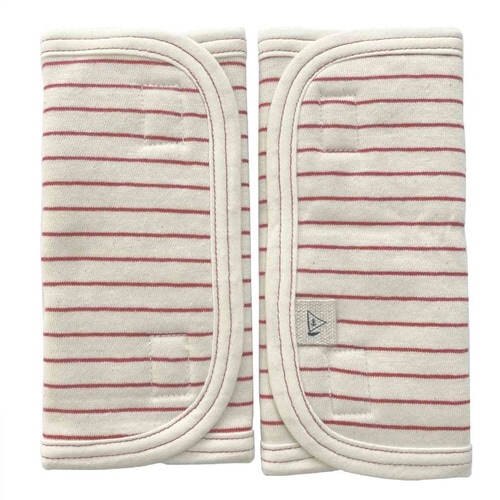 ベルトカバー ボーダー 抱っこ紐 レッド