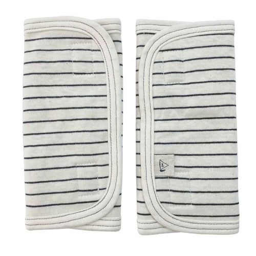 ベルトカバー ボーダー 抱っこ紐 ネイビー